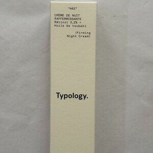 Typology A62 Firming Night Cream 0.2% Retinol + Tsubaki Oil 50ml/1.69oz NIB